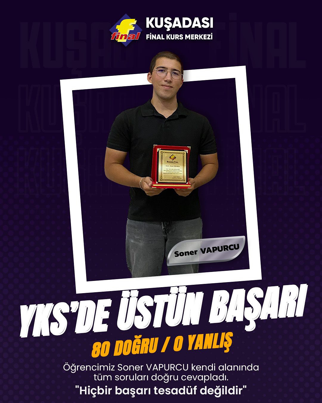 YKS'DE ÜSTÜN BAŞARIMIZ
